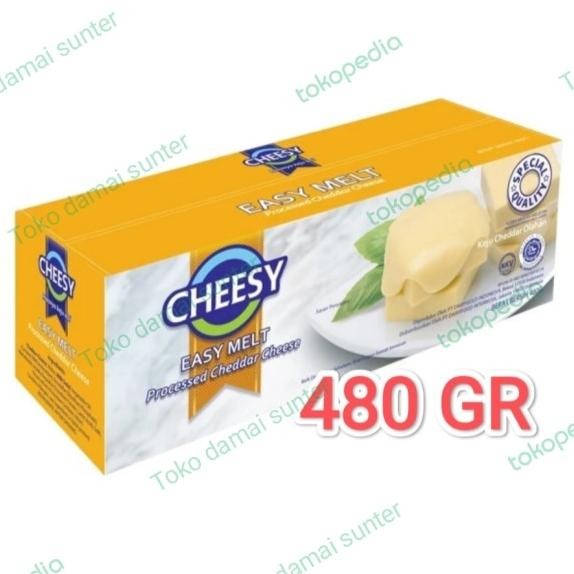 

Keju Cheesy Easy Melt 500 Gr