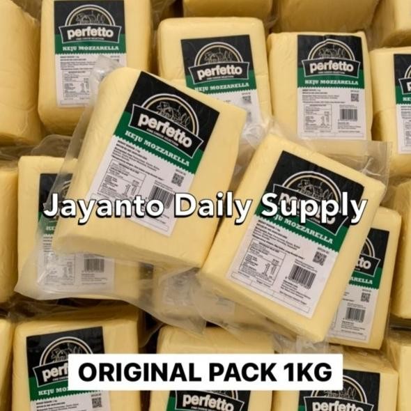 

Mozzarella Perfetto 1Kg Pa / Keju Mozarella Cheese Halal