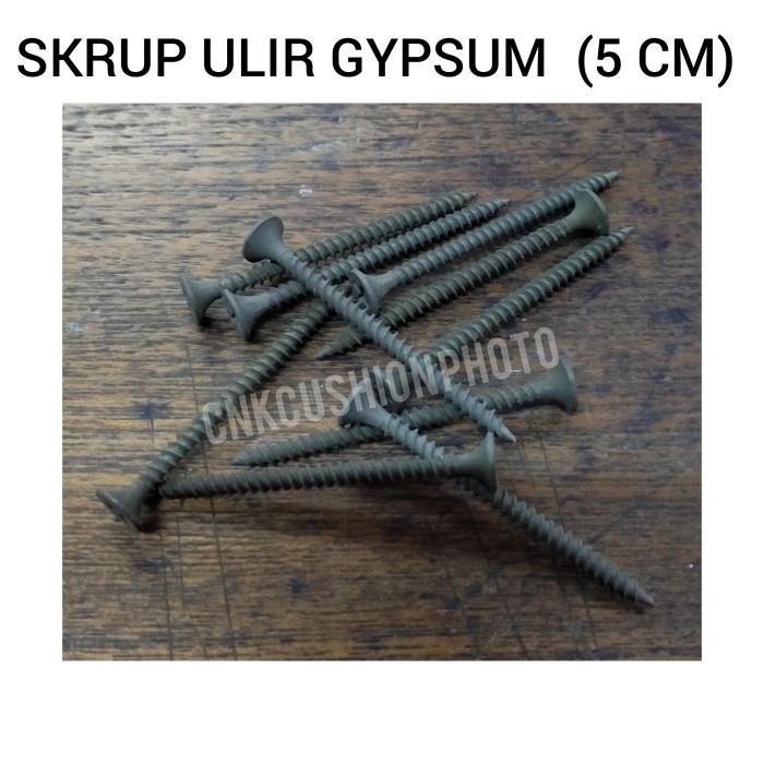 ------] BAUT / MUR / BOLT / SKRUP / SEKRUP ULIR GIPSUM KAKI SOFA KAYU ( 5 CM )