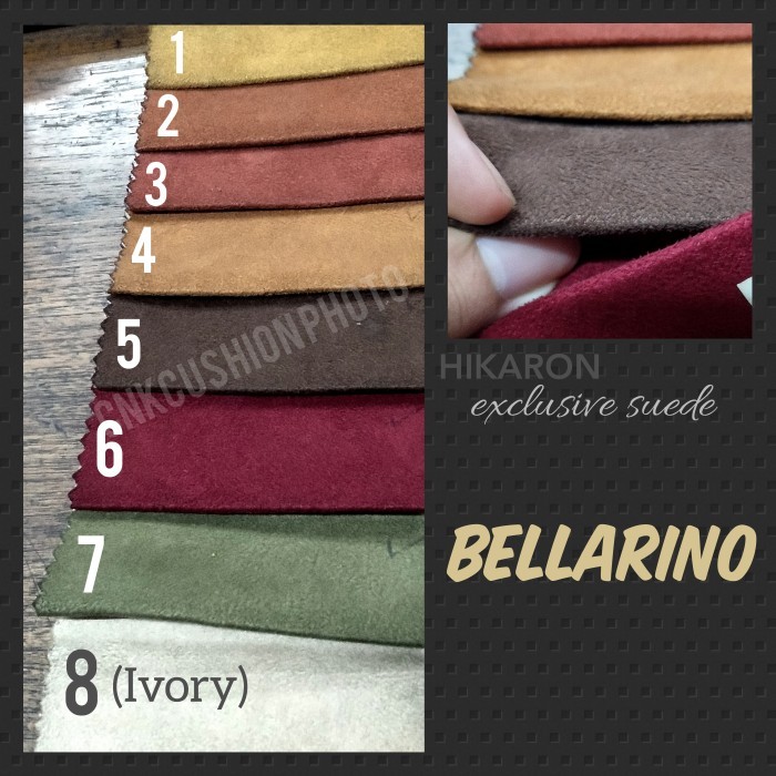 ~@~@~@~@] BAHAN KAIN BRUDU BLUDRU SUEDE - BELLARINO ( SOFA, JOK, BANTAL, KURSI )