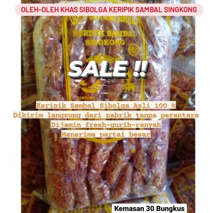 

FREE ONGKIR Termurah Keripik Sibolga 30 Pcs