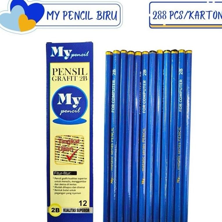 

JJ PENSIL M200 HIJAU 2 B / SET PENSIL