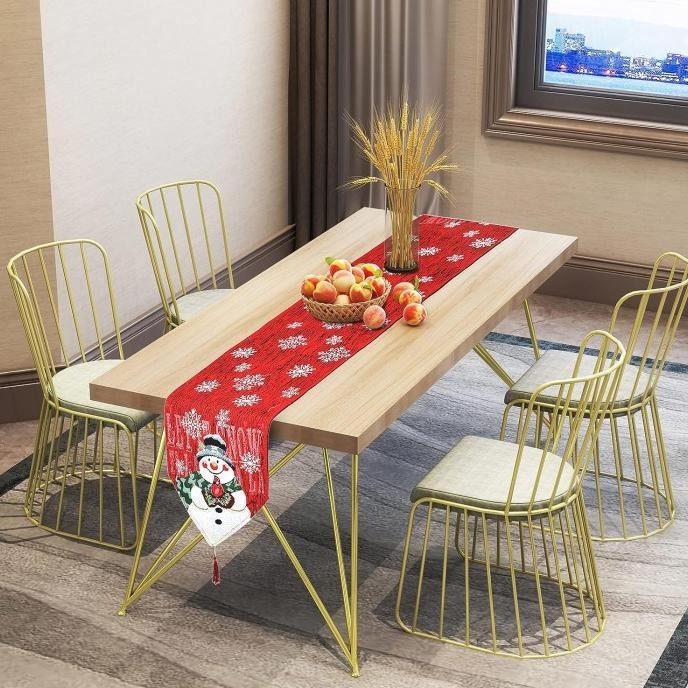 Table Runner Natal (Taplak Meja Natal) 250cm Dekorasi Hiasan Natal