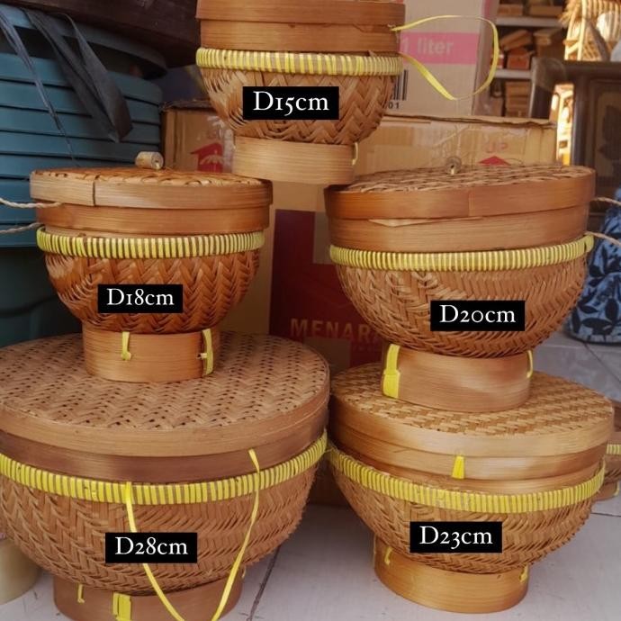 Termurah Bakul Bambu Tutup Nasi