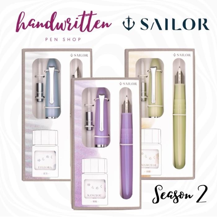 

Sailor 1911 Profit Junior +10 Yurameku Fude Nib Fountain Pen Gift Set Original