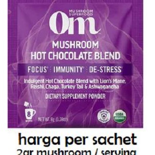 

Om Organic Mushroom Superfood Powder Cordyceps Master Blend Lions Mane
