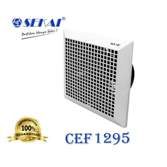 Sekai Cef 1295 Ceiling Exhaust Fan 12 Inch Hexos Plafon / Kamar Mandi