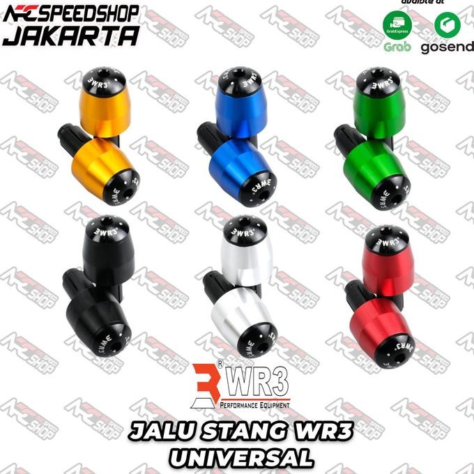 Jalu Stang Bar End WR3 UNIVERSAL PCX NMAX XMAX AEROX VARIO
