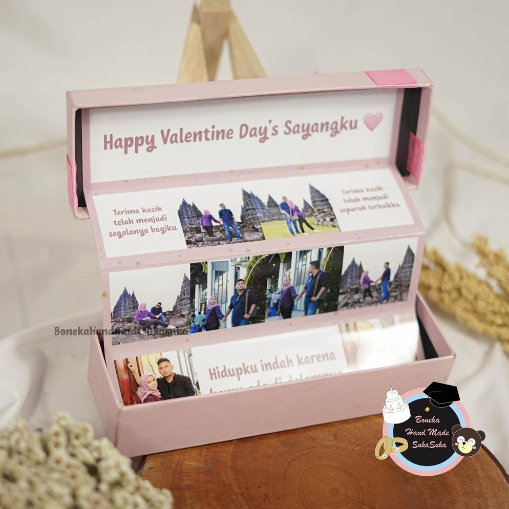 

BISA COD Photobox Giftbox 16 Foto Kado Ulang Tahun | Kado Anniversary Custom BOX TEBAL Hadiah Anniversary Valentine he-146