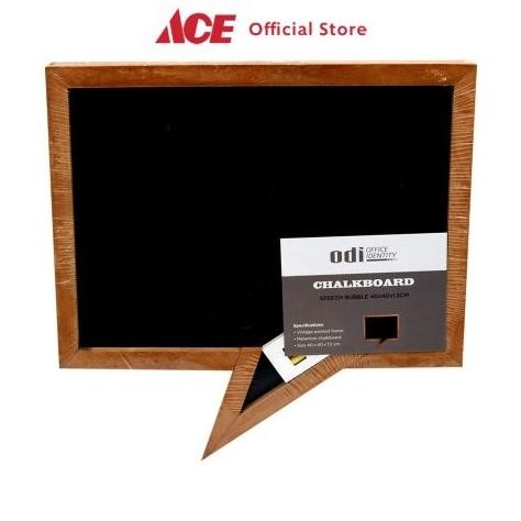 

NEW Ace - Papan Tulis Speech Bubble 40x40x1.5 Cm - Hitam