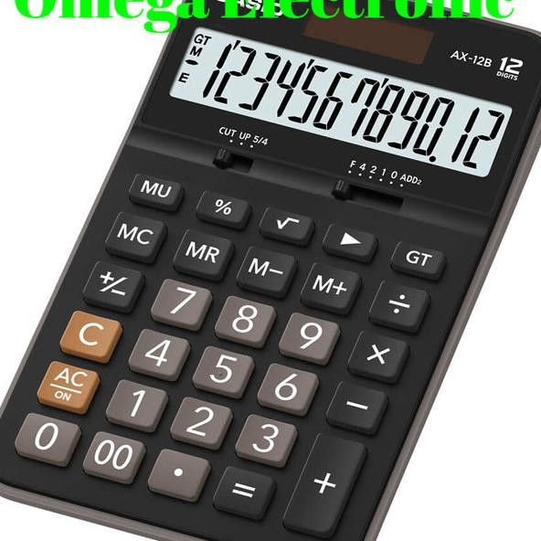 

Casio Ax-12B - Calculator Desktop Kalkulator Meja Kantor Office Ax 12