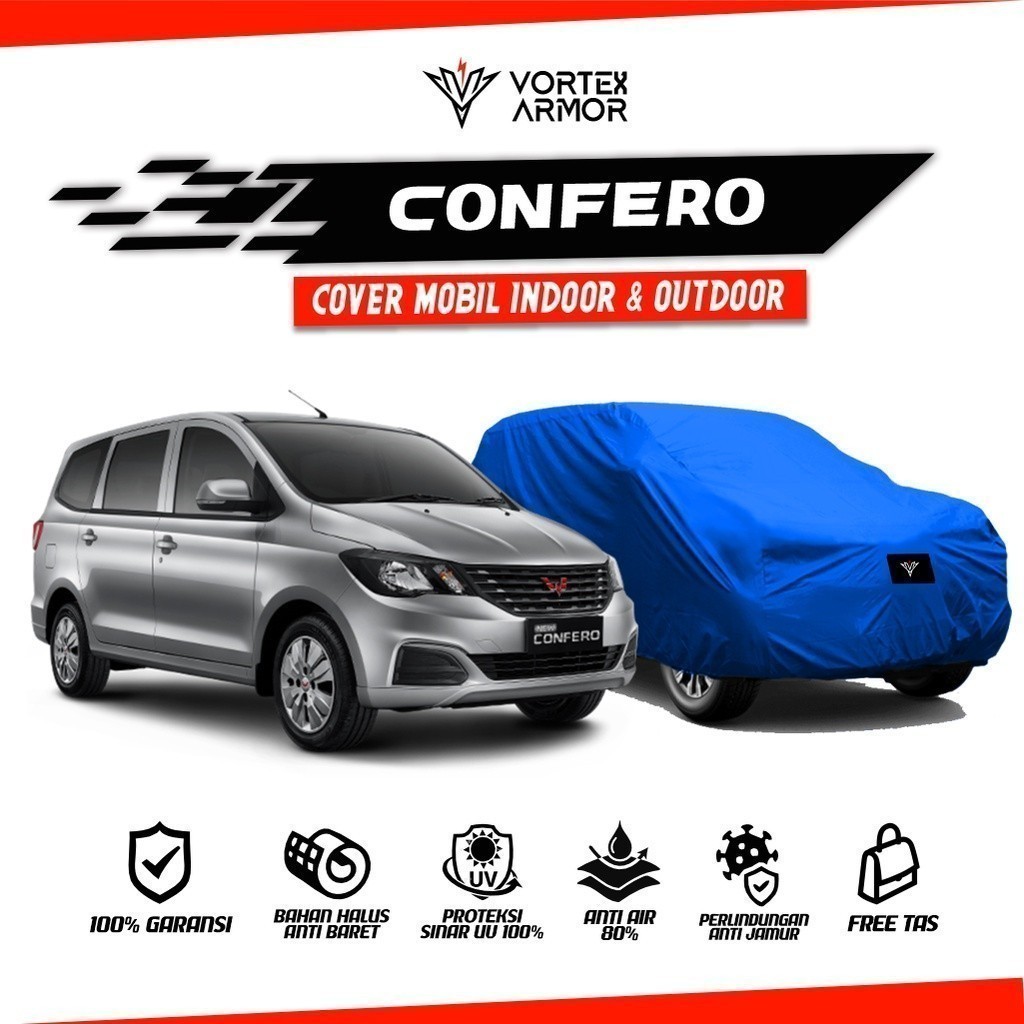Cover Mobil Wuling Confero All Type / Sarung Mobil Wuling Confero DB , S / Selimut Wuling Confero