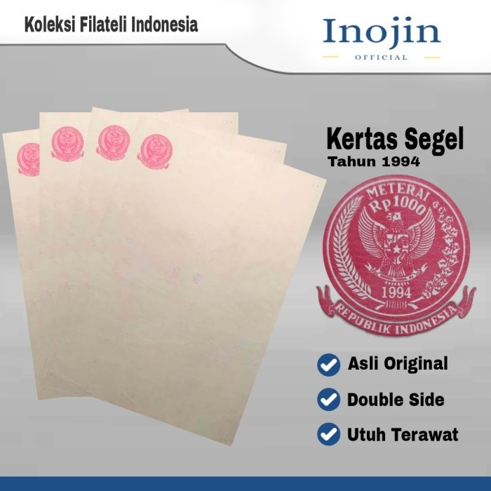 

Kertas Segel Tahun 1994 Asli