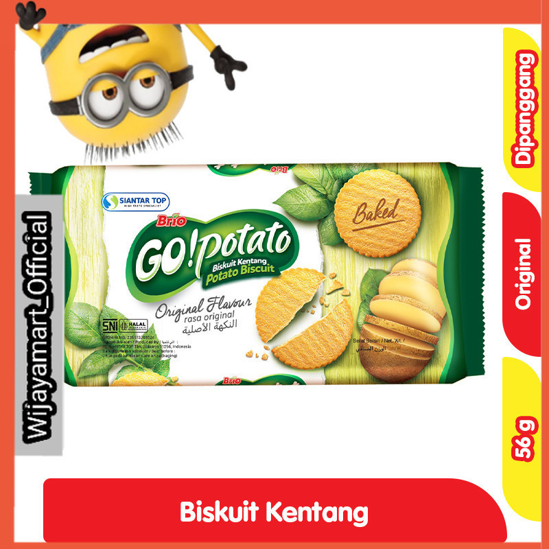 

Brio Go! Potato Biskuit Kentang Original 56 g
