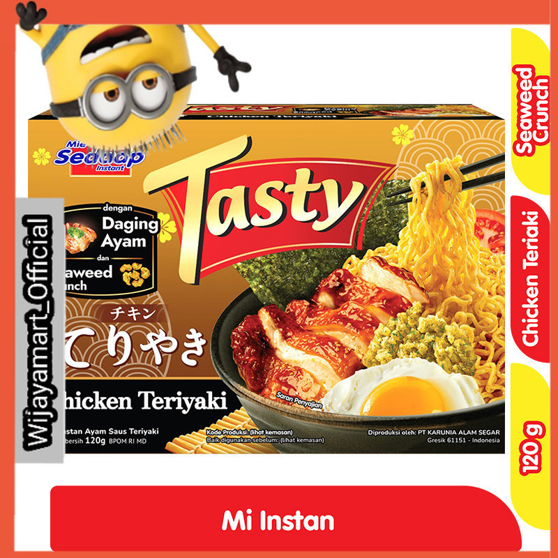 

Sedaap Tasty Mi Instan Ayam Saus Teriyaki 120 g