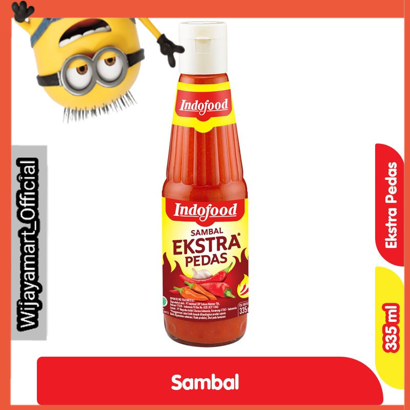 

Indofood Sambal Ekstra Pedas Botol 335 ml