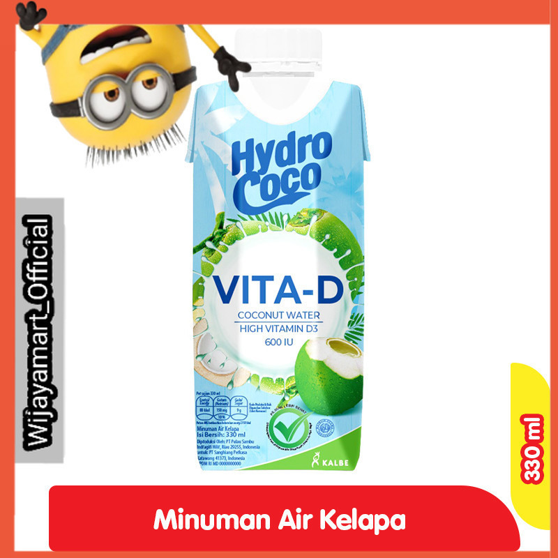 

Hydro Coco Vita-D Minuman Air Kelapa 330 ml