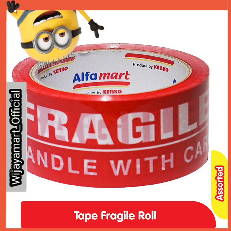 

Alfamart Kenko Lakban Fragile Roll 48 mm Assorted