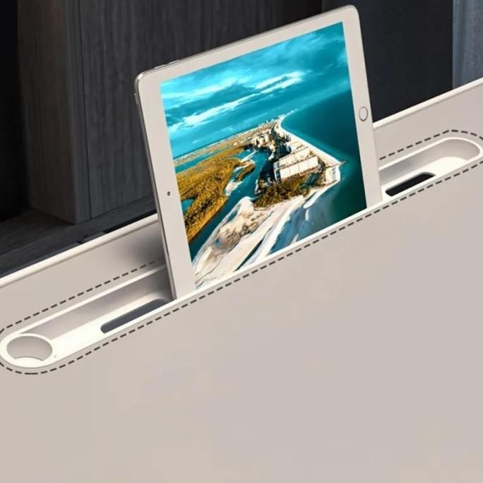 Meja Lipat Laptop Belajar Lesehan Foldable Bed Table Adjustable Meja Ngaji Portable Alumunium Asyifa