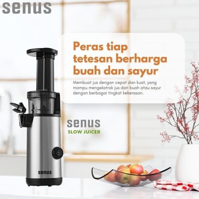 Zl Senus Slow Juicer Pengekstrak Buah Low Watt Tanpa Ampas Annisaputri0251