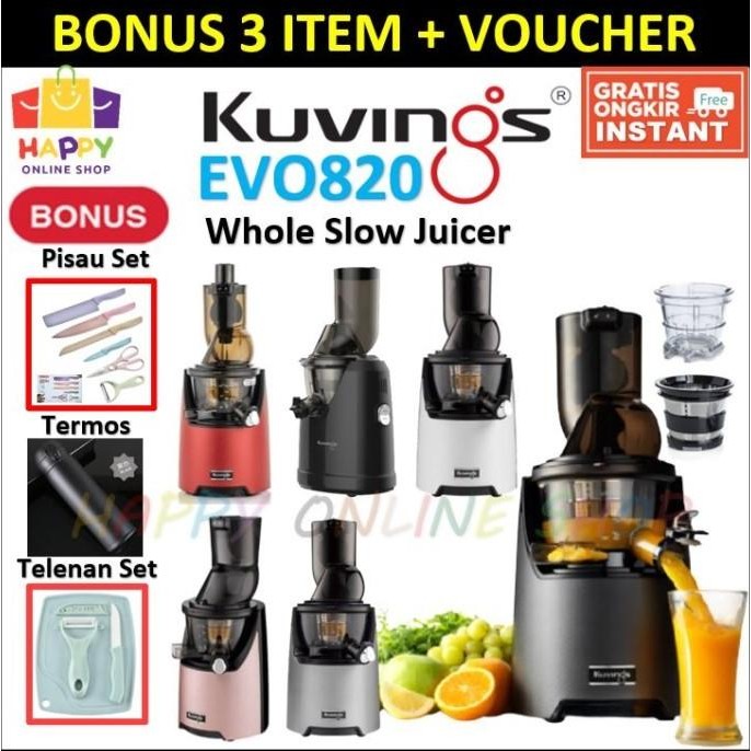 New Kuvings Evo820 Whole Slow Juicer - Kuvings Evo Matt 820 Slow Juicer Annisaputri0251