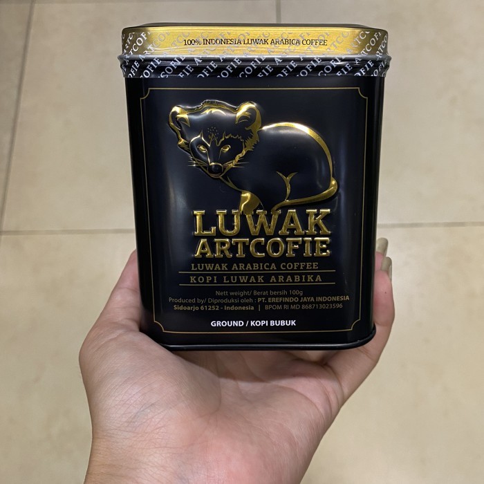 

Luwak Artcofie Arabica 100Gr Kopi Bubuk Premium Coffee