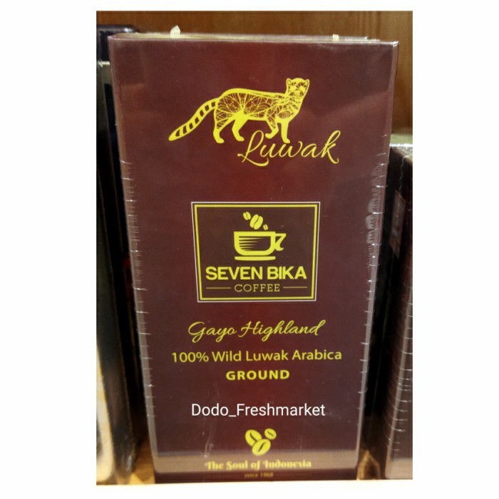 

Seven Bika Gayo Highland Luwak Arabica 100Gr