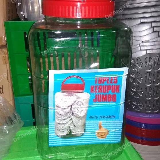 Toples Kerupuk Plastik | Jumbo |Bening