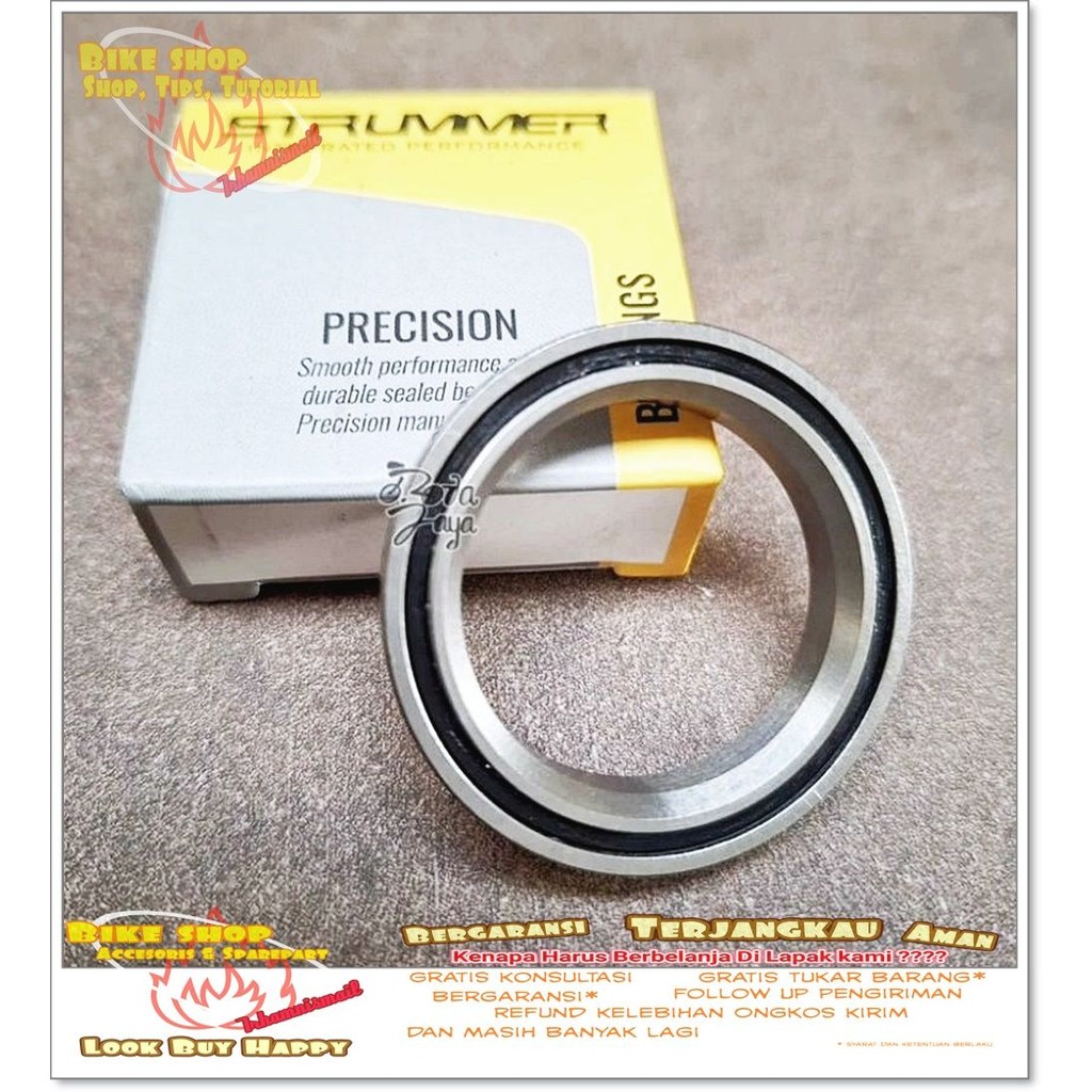 LAHER BEARING STEEL HEADSET SEPEDA STRUMMER 41.8mm Sepeda MTB BMX