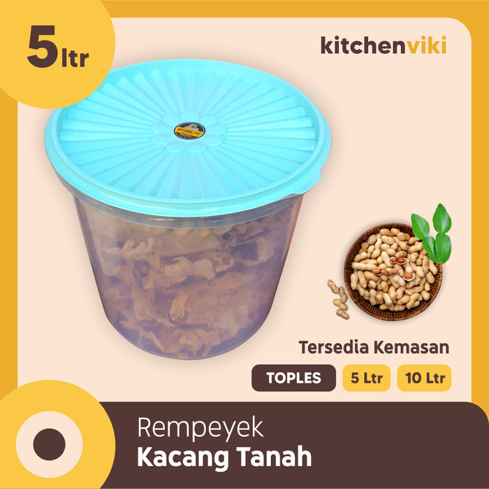 

Terlaris Peyek Kacang Tanah, Ukuran Toples 5 Liter SALE