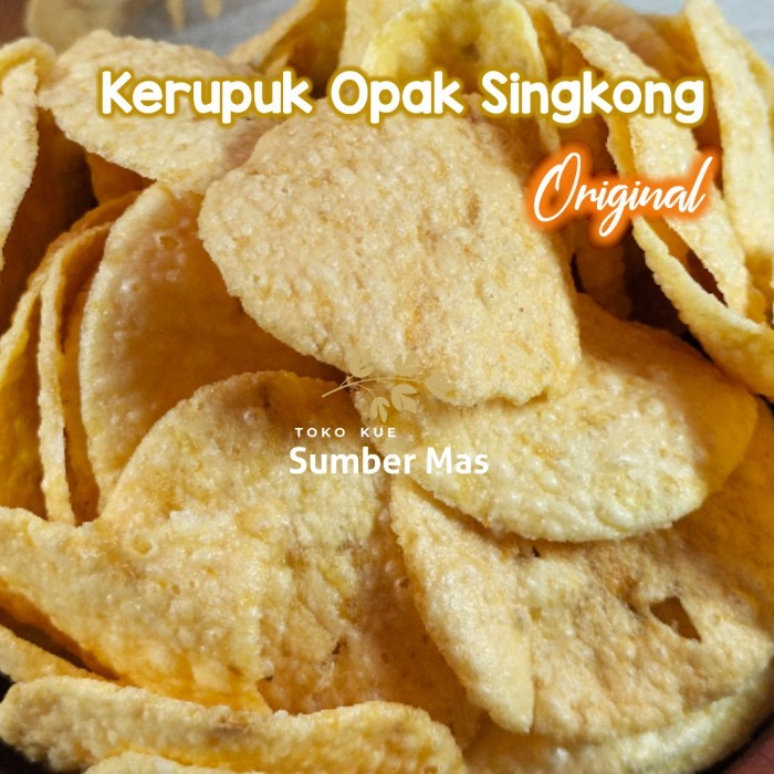 

Terlaris KERIPIK OPAK SINGKONG / OPAK GURIH ASIN / KILOAN 500 GR SALE