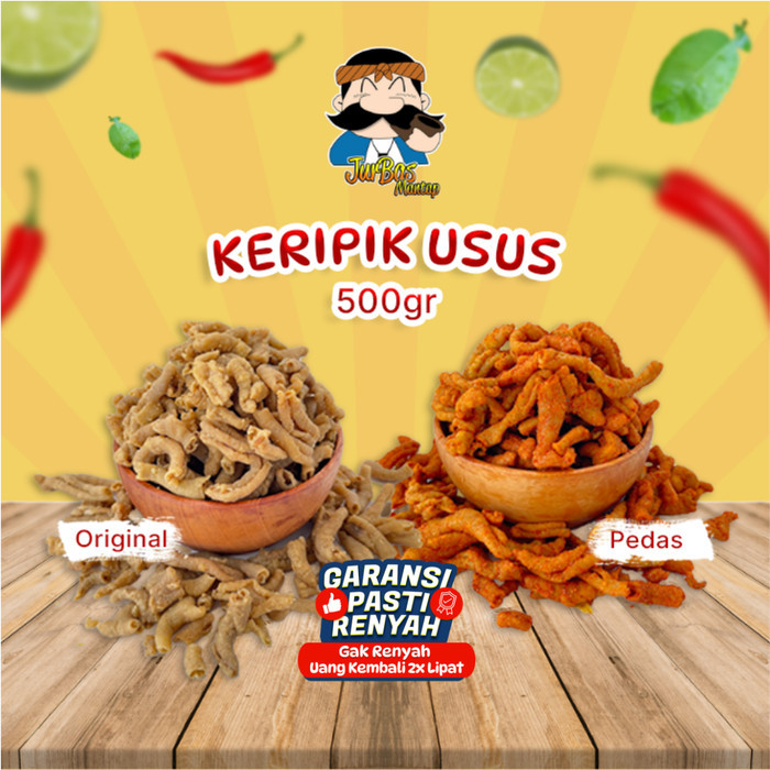 

BERGARANSI Keripik Usus 500 Gram / Juragan Usus by Juragan Basreng