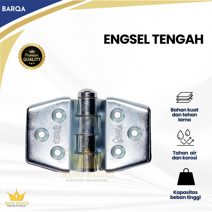 Engsel tengah pintu garasi sliding engsel pintu sliding kayu alumnium BARQA komponen pintu garasi sl