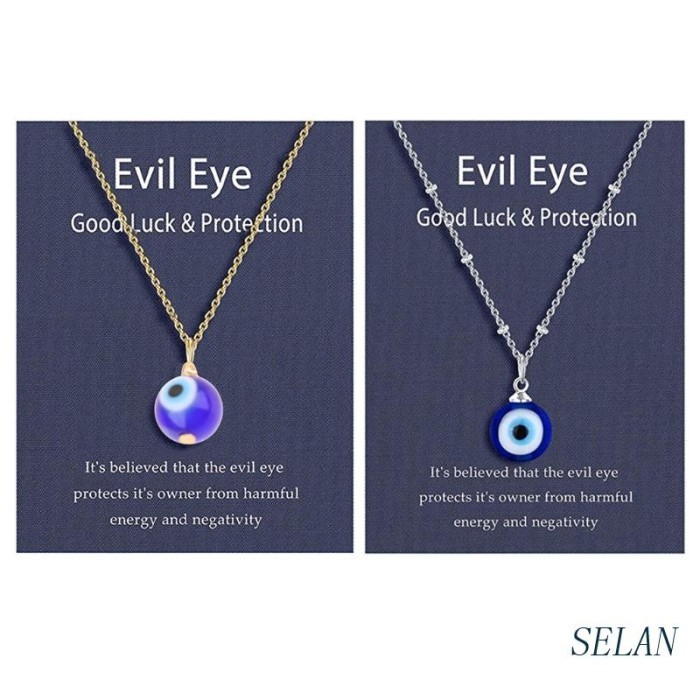 Ready Selan Blue Eye Necklace For Evil Eye Pendant Kalung Turki For Evil Eye