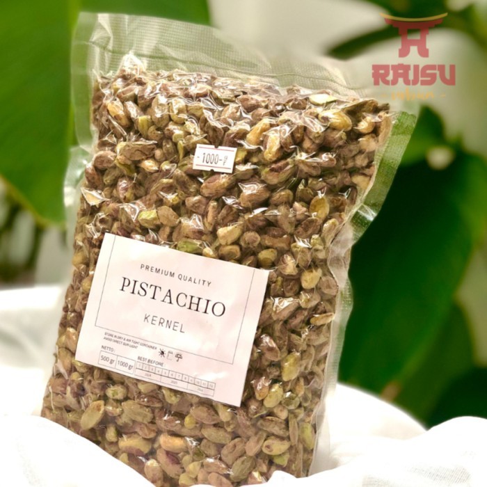 

PRODUK TERBATAS KACANG PISTACHIO MENTAH 1 KG, RAW KERNEL (GRADE SUPER A)