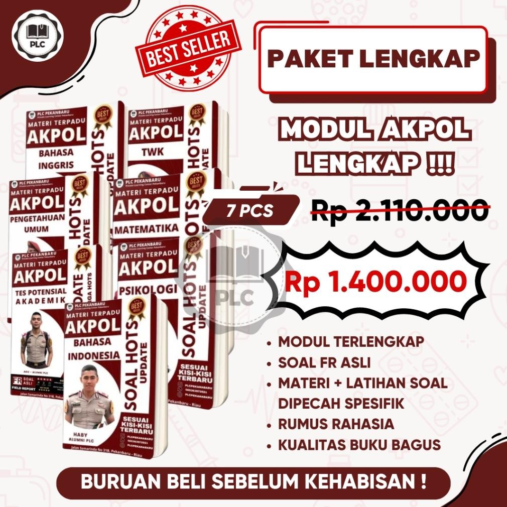 PROMOO KEMBALI PAKET BUKU SPESIAL AKPOL LENGKAP 2025 SEMUA MATERI AKPOL PAKET
