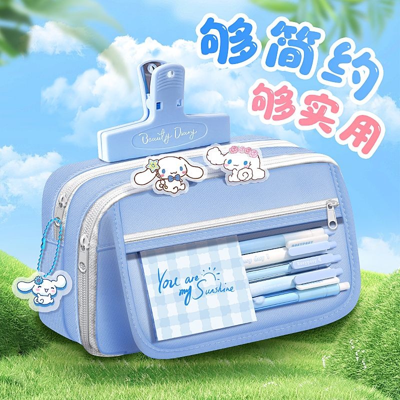 

Tempat Pensil Transparan Kapasitas Besar Kotak Pensil Bagus