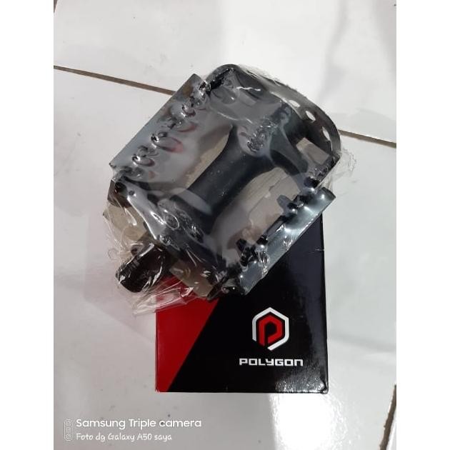 TERMURAH PEDAL SEPEDA MTB HITAM POLYGON we-53