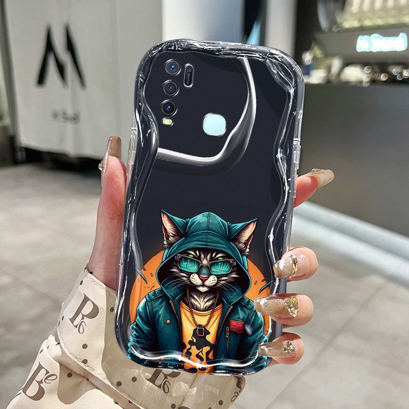 Casing Hp Untuk VIVO Y50 VIVO Y30 VIVO Y30i Case Casing Softcase kucing Lanhua HP Kesing trendi penu