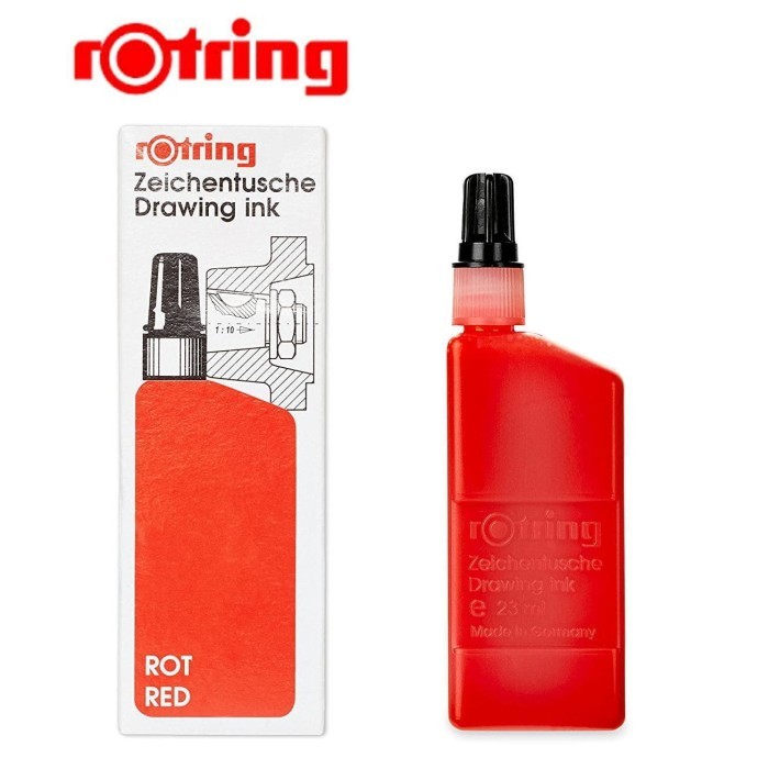 

ROTRING INK BOTTLE / TINTA PEN 23ML - RED