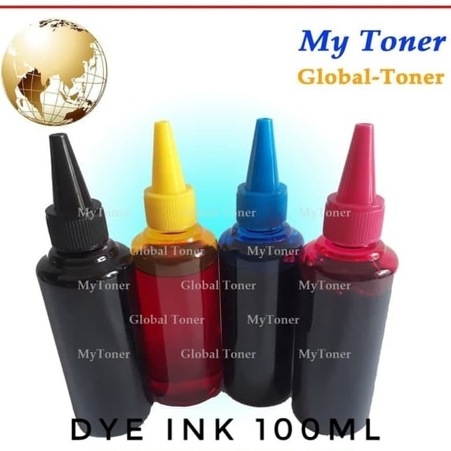 

1 SET TINTA DYE INK KOREA COMPATIBLE REFILL 100ML KERUCUT CAIR