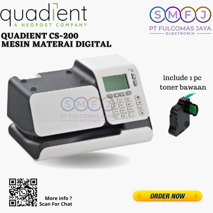 

NEOPOST CS-200 MESIN TERA DIGITAL 100% ORIGINAL