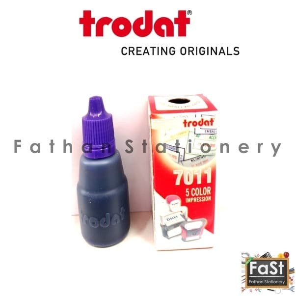 

TINTA STEMPEL TRODAT 7011 25ML UNGU ORIGINAL