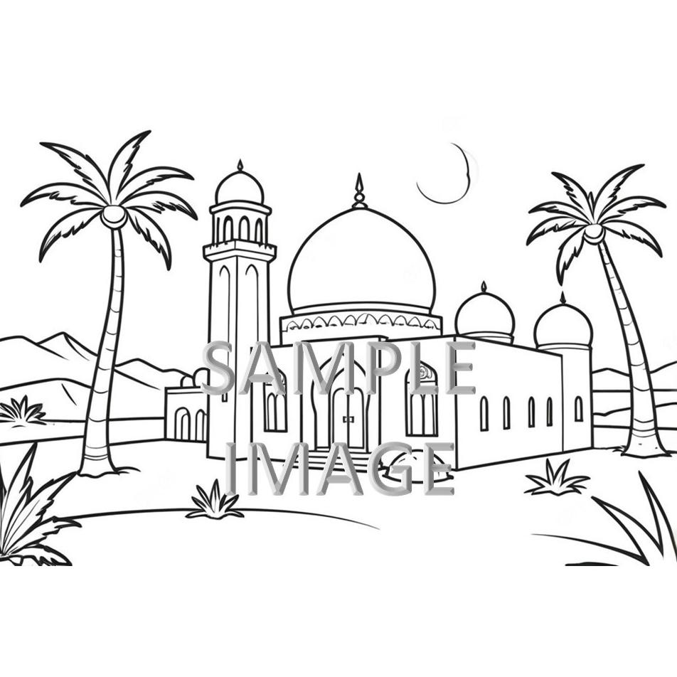 

Bahan Terbaik Kertas Mewarnai A5 / Masjid / Gambar Mewarnai / Coloring Book / Untuk Sd Tk Paud Qc Pass