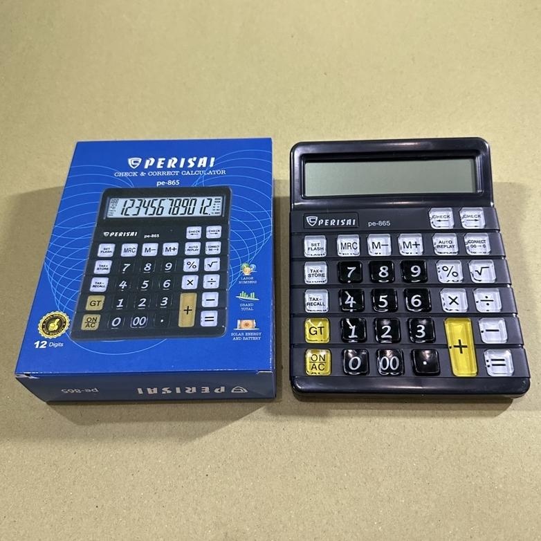 

Calculator Kalkulator Perisai 12 digit PE-865 LARIS