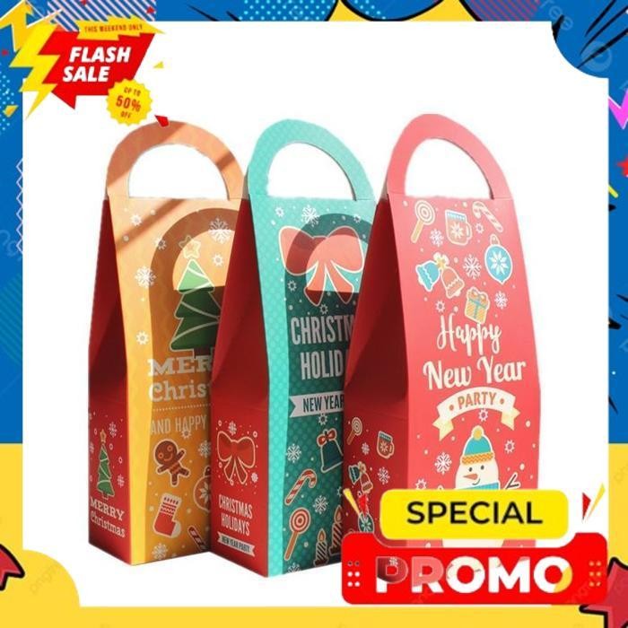 

PROMO BXLL PAPERBAG BOX KOTAK NATAL CHRISTMAS BINGKISAN TEMPAT HADIAH KADO FURUBA