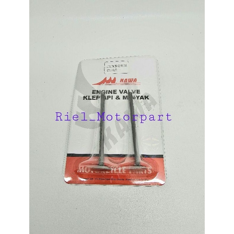 Klep Set (KAWA) JUPITER MX / VIXION / VIXION NEW / R 15 payung valve klepset klep api minyak KAWA