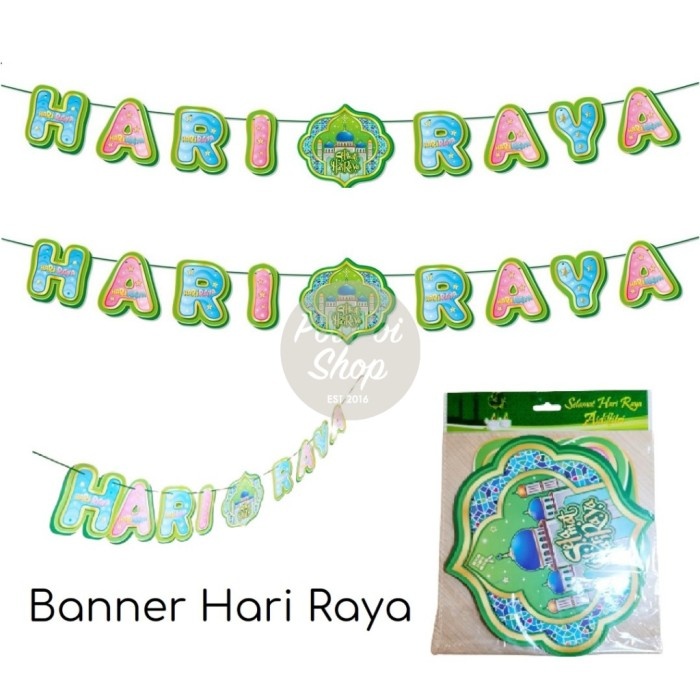 >>>>>] Banner Backdrop Idul Fitri Huruf Hari Raya Karton Idul Fitri Puasa