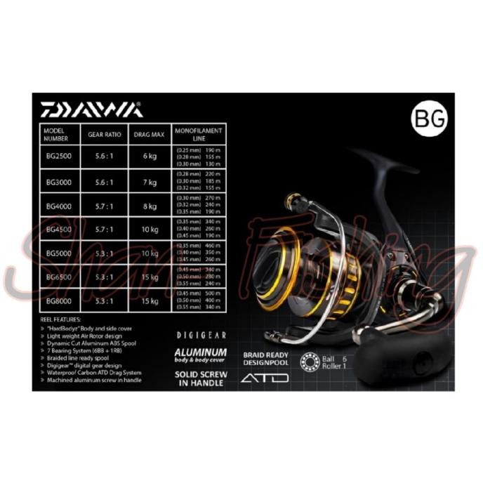 Reel Daiwa BG5000