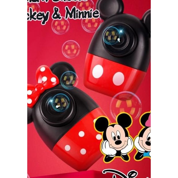 Bubble Gun Camera Disney Ey Nnie Mouse Mainan Gelembung Sabun